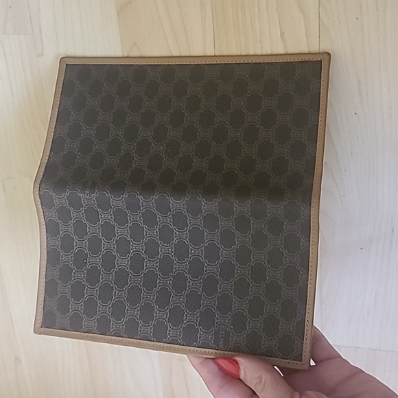 NWOT Celine Macadam Pattern PVC Wallet Bifold Long Billfold Unisex - Picture 7 of 9